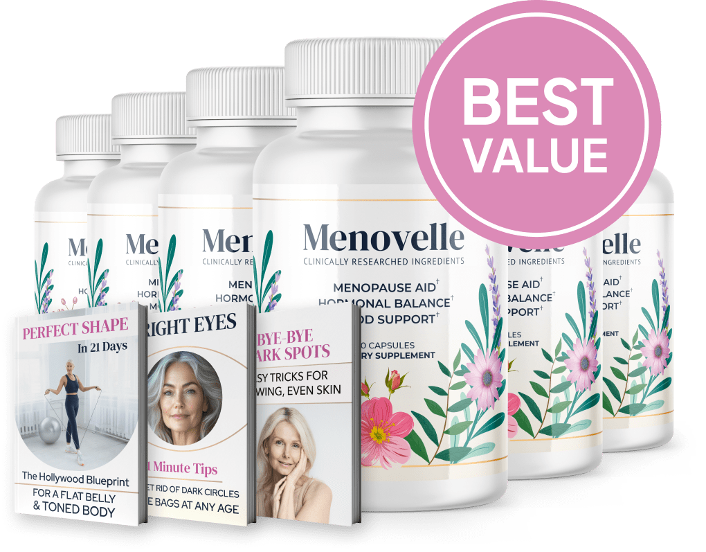 Menovelle natural supplement for menopause relief